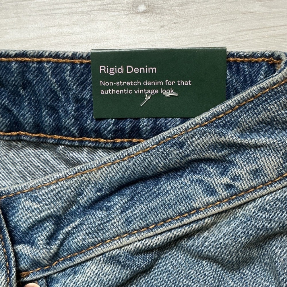 Wild Fable Low-Rise Baggy Jeans Women 4 Blue New With Tags - Picture 7 of 9